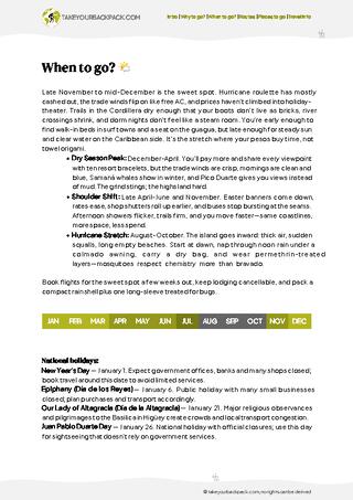 example page 1 from our offline Travel Guide for Dominican Republic